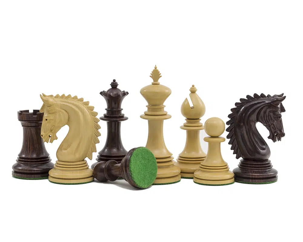 Jeu d'Echecs Lemington en Bois de Rose