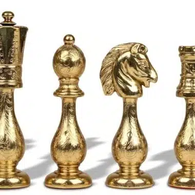 Alternative view of Jogo de Xadrez em Metal Arabic Style
