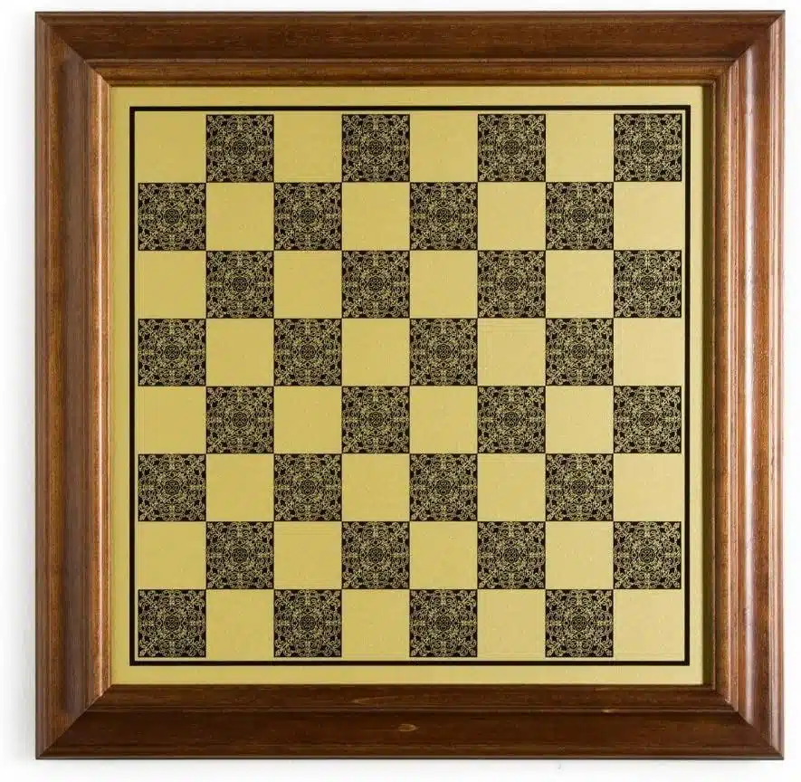 Conjunto Grande Napoleão IV Tabuleiro de Xadrez em Madeira Original e Jogo de Xadrez em Metal - Image 18