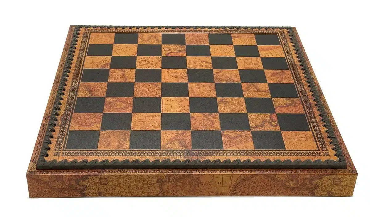 Conjunto Grande Napoleão II Tabuleiro de Xadrez com Arrumação e Jogo de Xadrez em Metal - Image 14