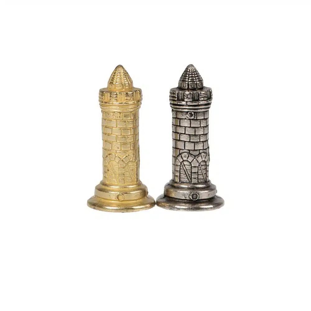 Conjunto Camelot Rei Artur XIII Tabuleiro de Xadrez com Arrumação e Jogo de Xadrez em Metal - Image 13