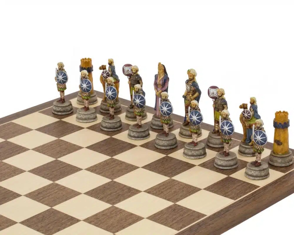 Jogo de Xadrez em Resina Império Bizantino vs Califados Árabes - Image 5