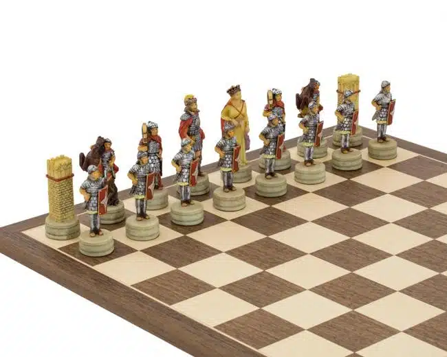Jogo de Xadrez em Resina Império Bizantino vs Califados Árabes - Image 6
