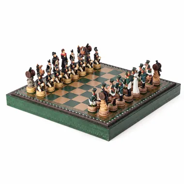Conjunto Napoleão Campanha da Rússia IV, vista em ângulo do tabuleiro completo
