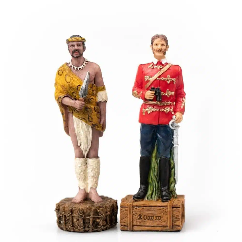 Jogo de Xadrez em Resina Guerra Anglo-Zulu - Image 6
