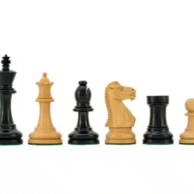 Jogo de Xadrez Staunton Supreme III em Madeira de Ébano