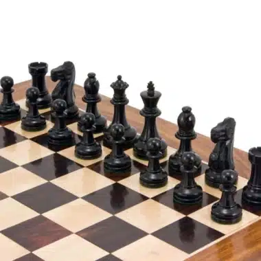 Alternative view of Jogo de Xadrez Staunton Supreme III em Madeira de Ébano
