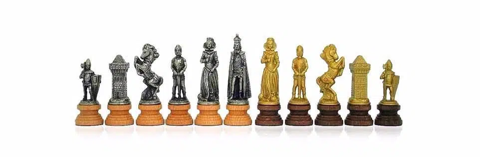 Jeu d'Echecs "Mary Stuart" en Bois et Métal