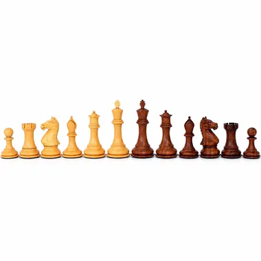 Jogo de Xadrez "Staunton Sovereign" em Pau-Rosa Dourado