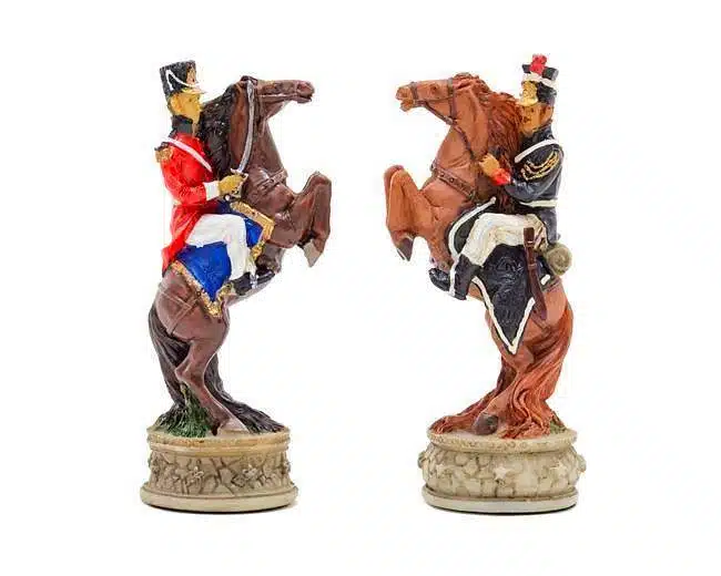 Jeu d'Echecs en Résine "Bataille de Waterloo"