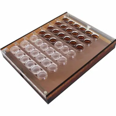 Alternative view of Jogo de Sociedade Puissance 4 Original em Plexiglas Laranja