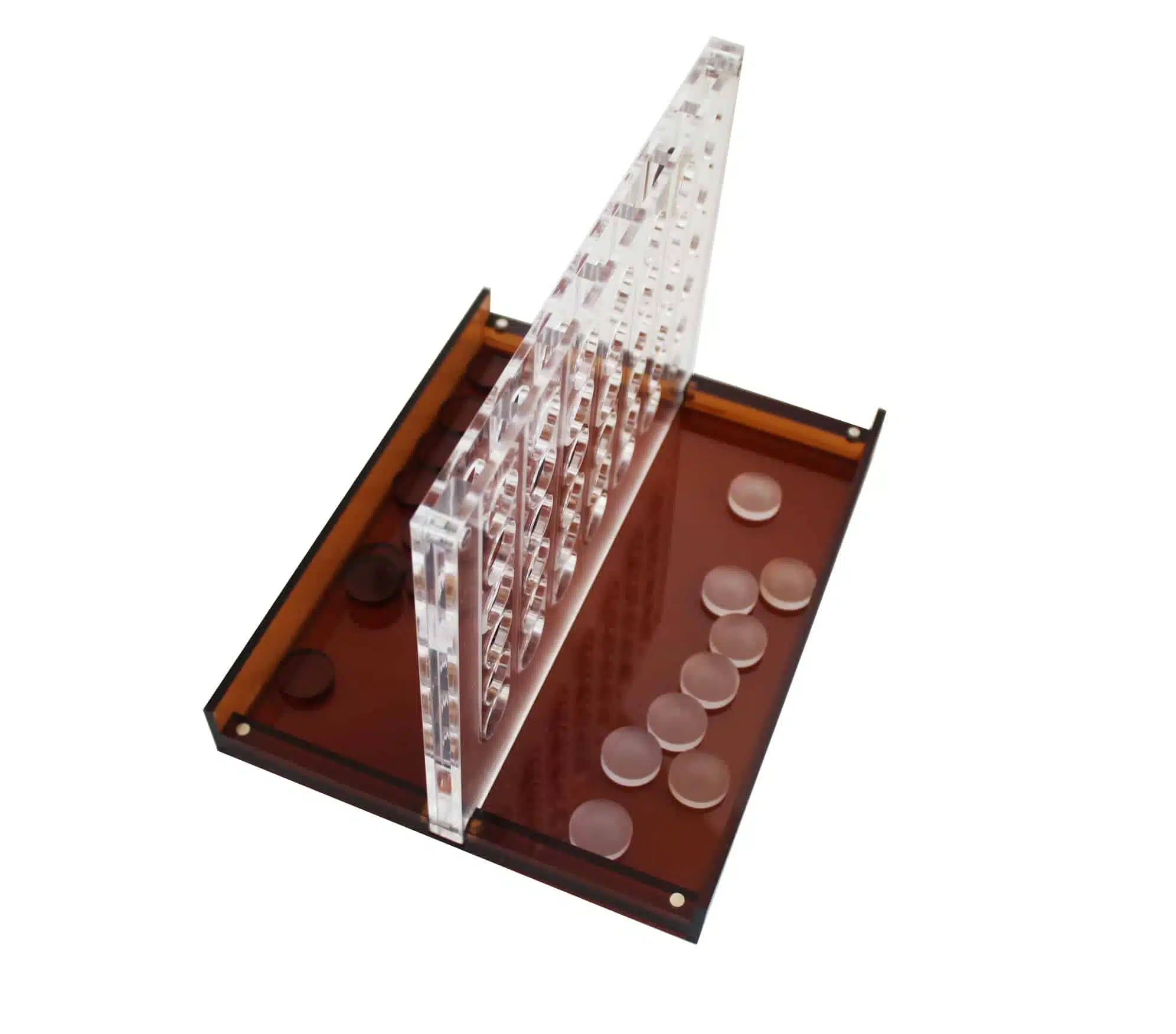 Jogo de Sociedade Puissance 4 Original em Plexiglas Laranja - Image 4
