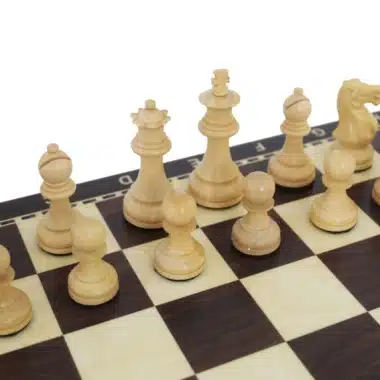 Alternative view of Jogo de Xadrez Staunton com Tabuleiro Alfanumérico