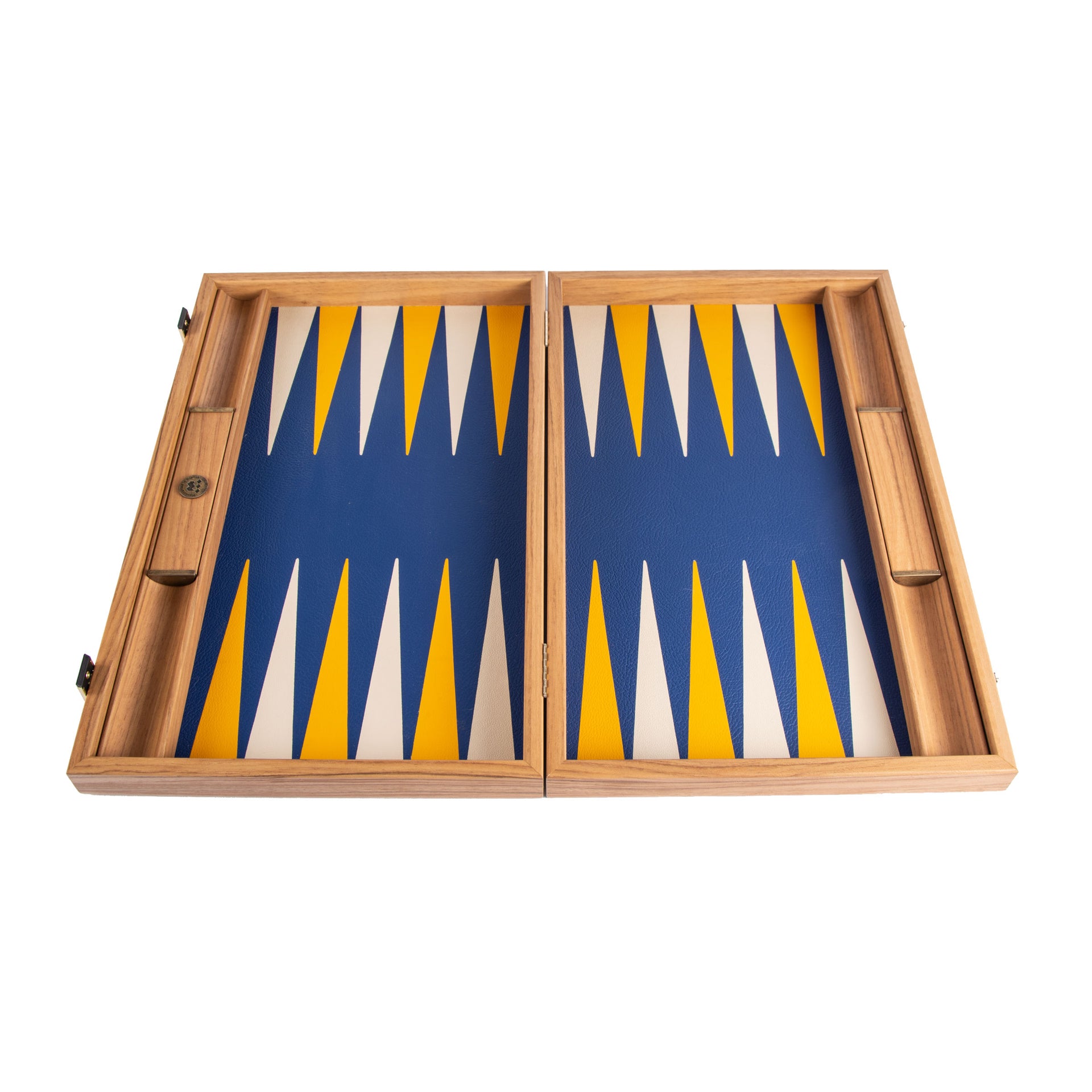 Gamão em Couro Sintético Azul Royal - Conjunto de Gamão de Grande Formato - Image 4