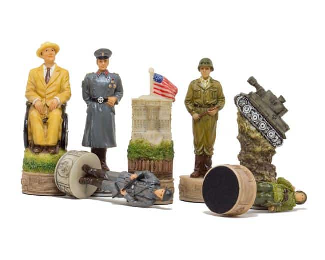 Jogo de Xadrez Segunda Guerra Mundial – Roosevelt vs Hitler - Image 3