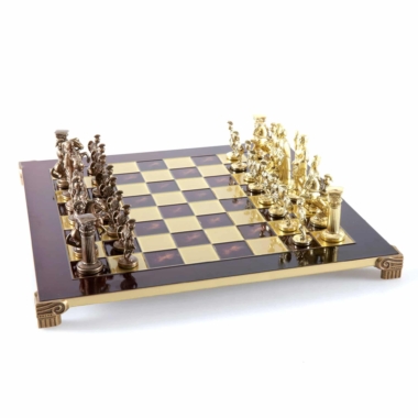 Alternative view of Jogo de Xadrez Período Greco-Romano Bronze e Dourado