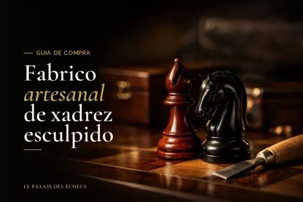 Fabrico de jogos de xadrez esculpidos