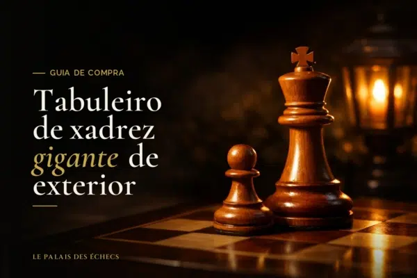Tabuleiro de xadrez gigante de exterior